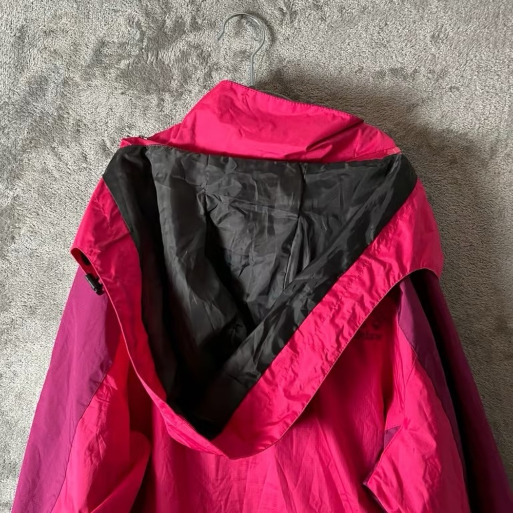 Women’s Pink Two-Tone Waterproof Jacket - Picture 2 of 4